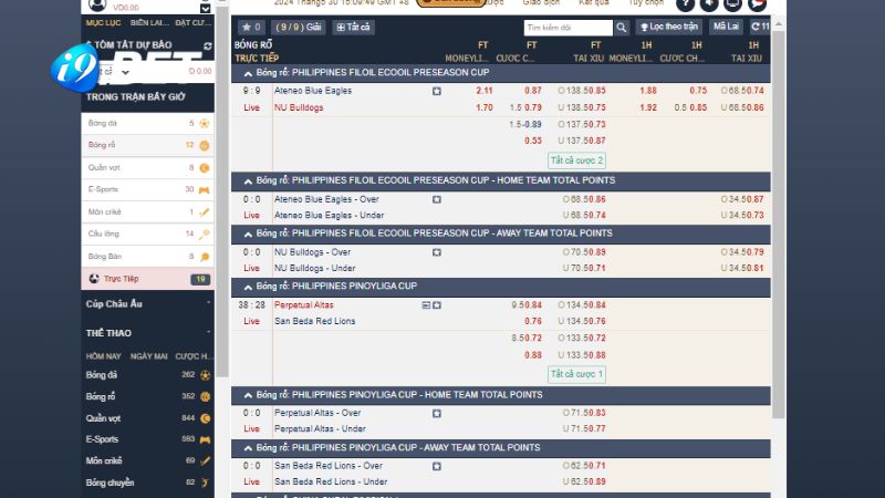 Người chơi tham khảo kèo cược, odds và xuống tiền