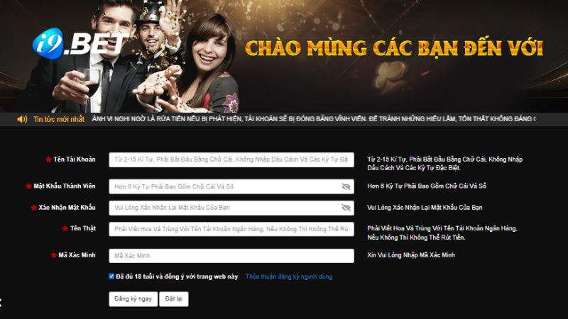 Hướng dẫn cá cược tại i9BET