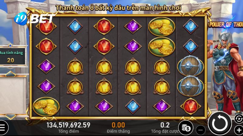 Bố cục game nổ hũ tại sảnh RSG i9BET được sắp xếp khoa học